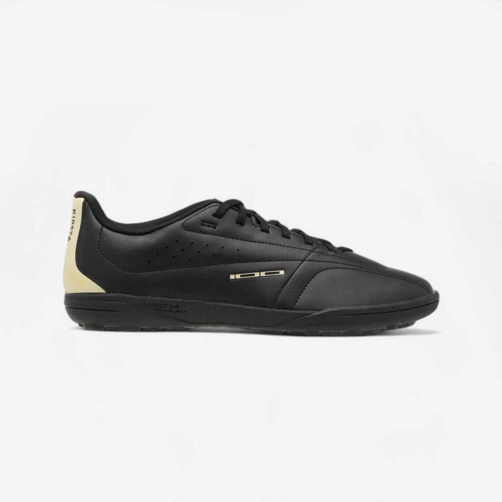 Adult Football Boots 100 Turf TF - Black