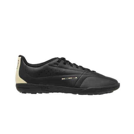 حذاء كرة قدم برقبة - 100 TF أسود