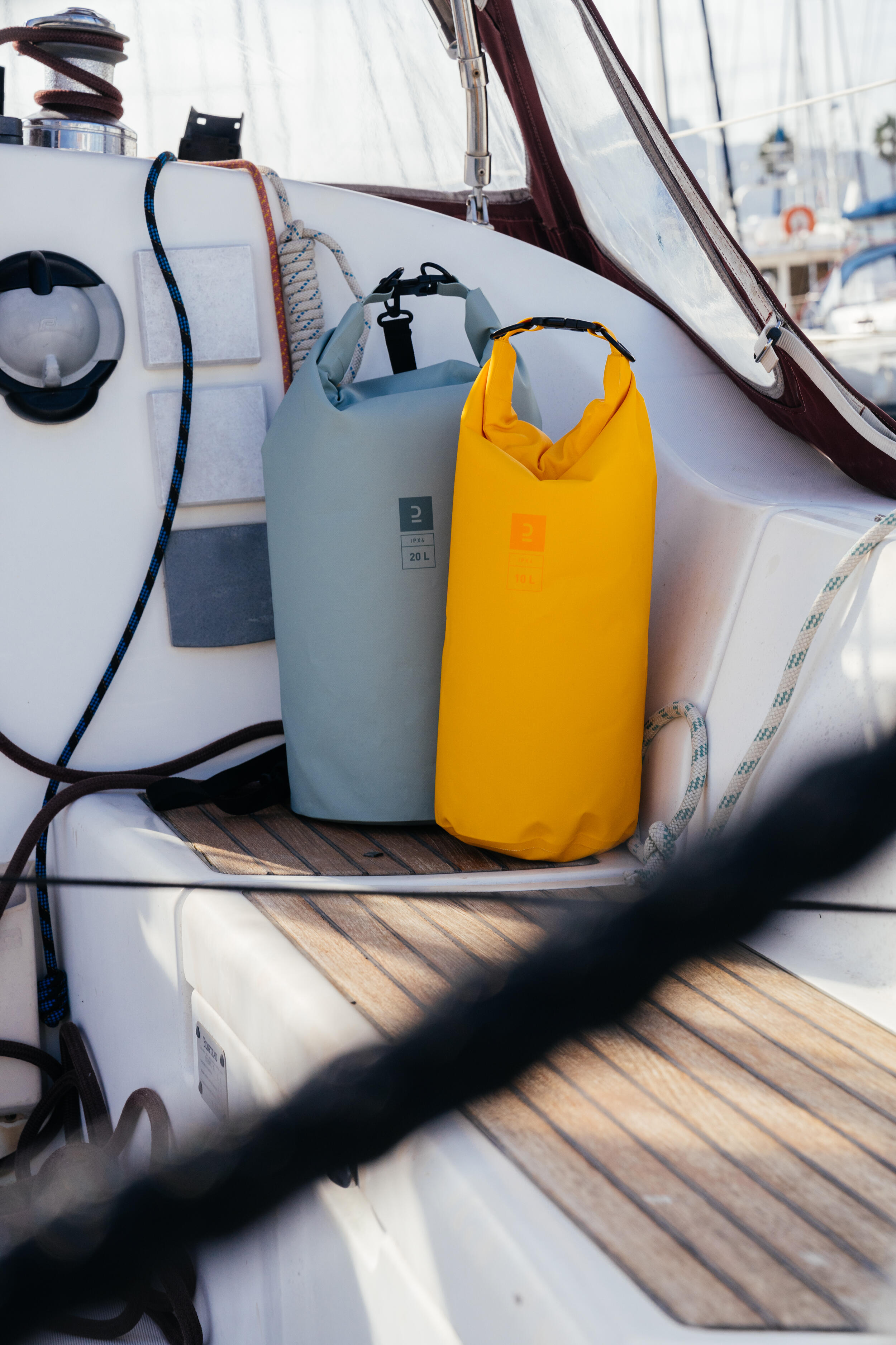 Waterproof bag (IPX6) 10L Orange ITIWIT Decathlon