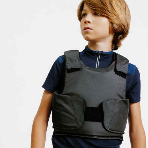 
      Kids' Horse Riding Body Protector 100 - Black
  