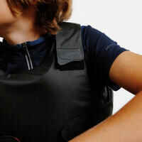 Kids' Horse Riding Body Protector 100 - Black
