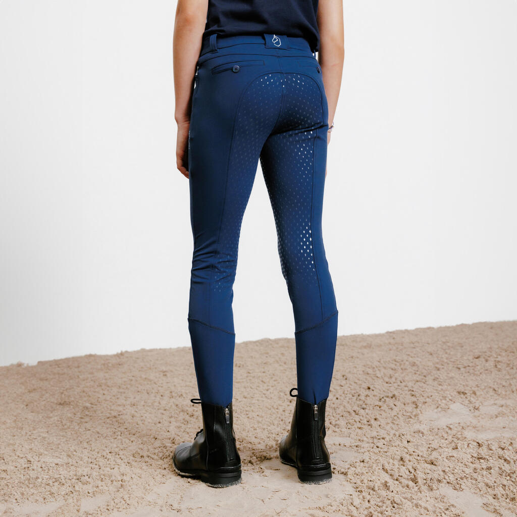 JAHAČKE PANTALONE 580 DEČJE FULL GRIP - MORNARSKO PLAVE