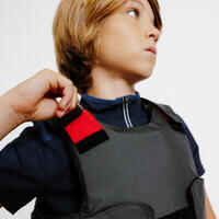 Kids' Horse Riding Body Protector 100 - Black
