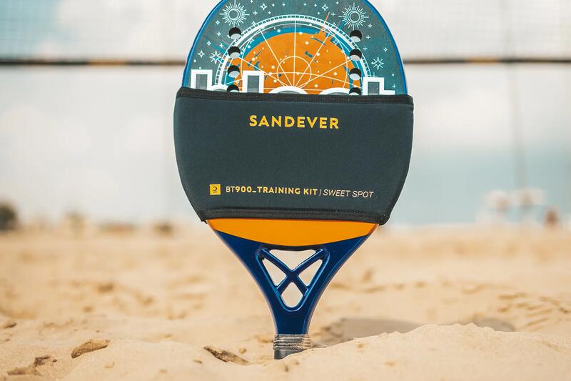 Zestaw do ćwiczenia gry w tenisa plażowego Sandever Tennis Training Sweetspot