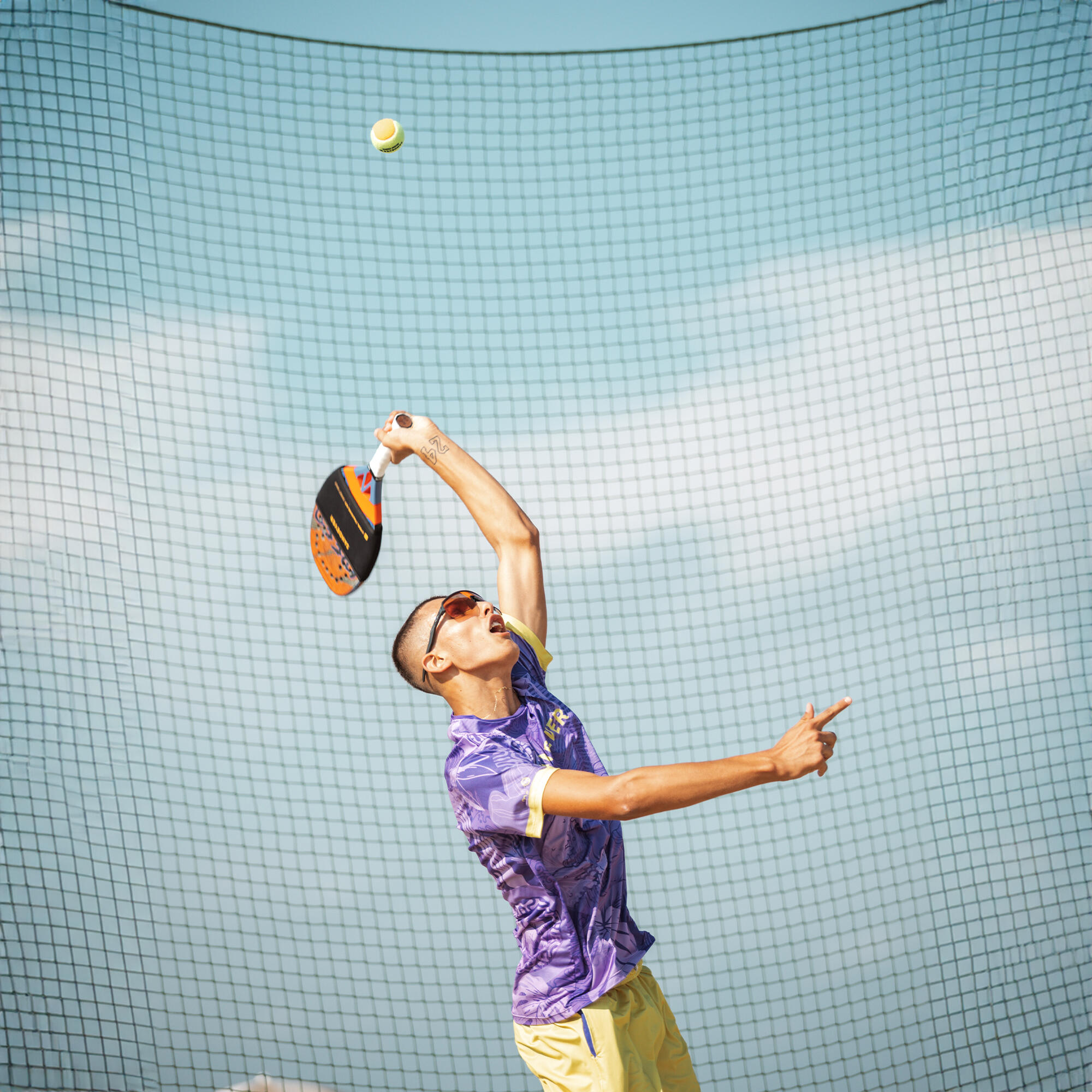 Kit allenamento beach-tennis TRAINING SWEETSPOT 10/17