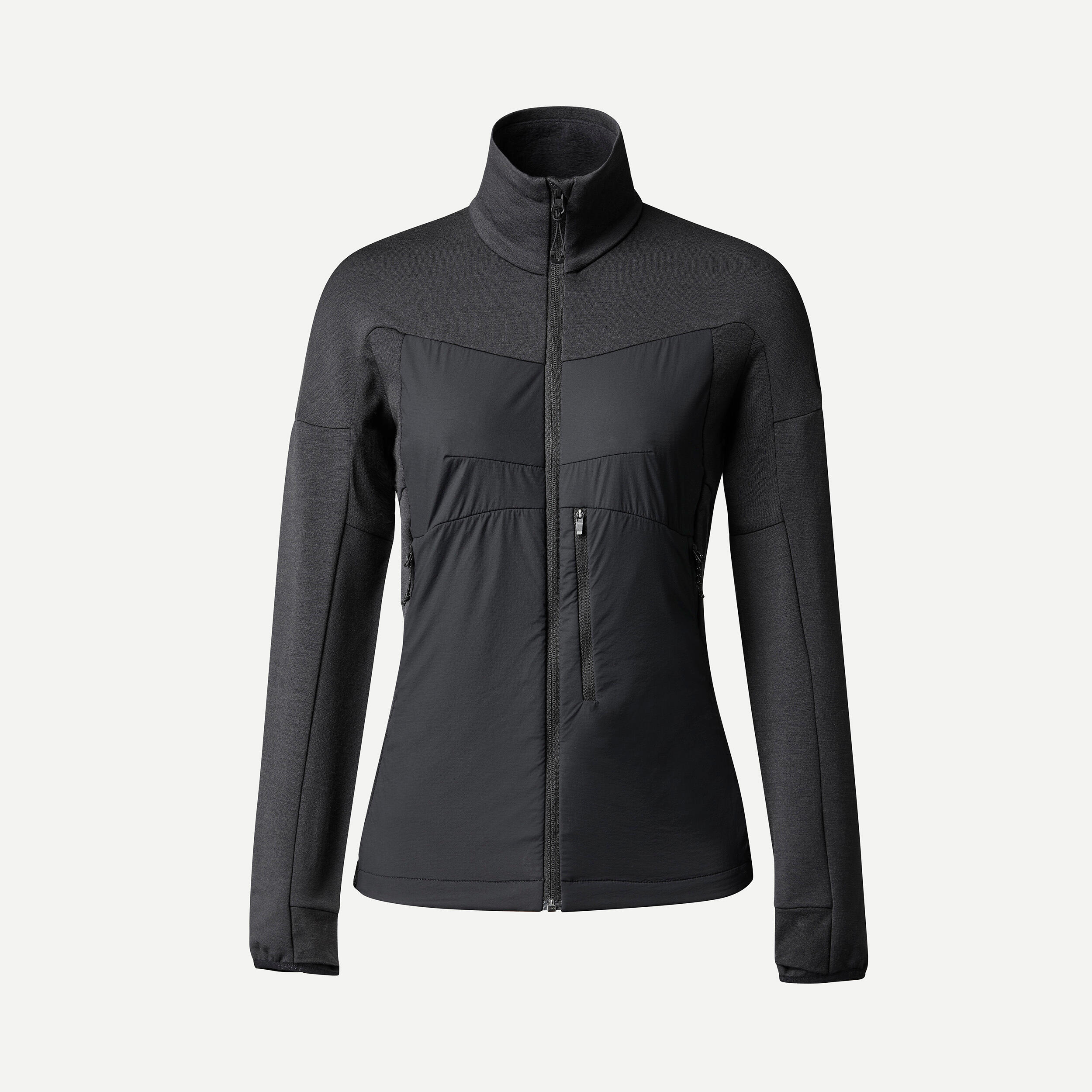 Women’s Merino Wool Hiking Liner Jacket - MT 900 - FORCLAZ