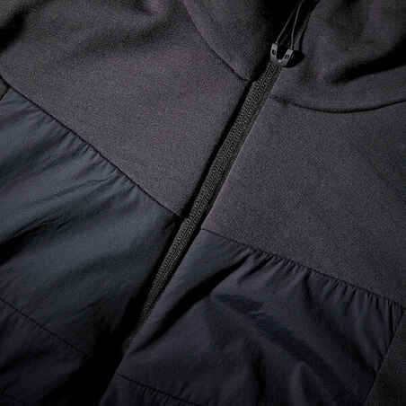 Women's long-sleeved Merino wool trekking thermal jacket - MT900