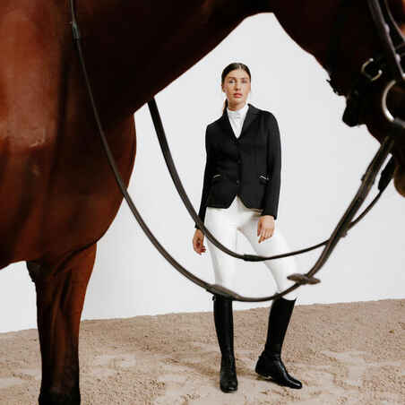 Women's Horse Riding Show Jacket - Black
