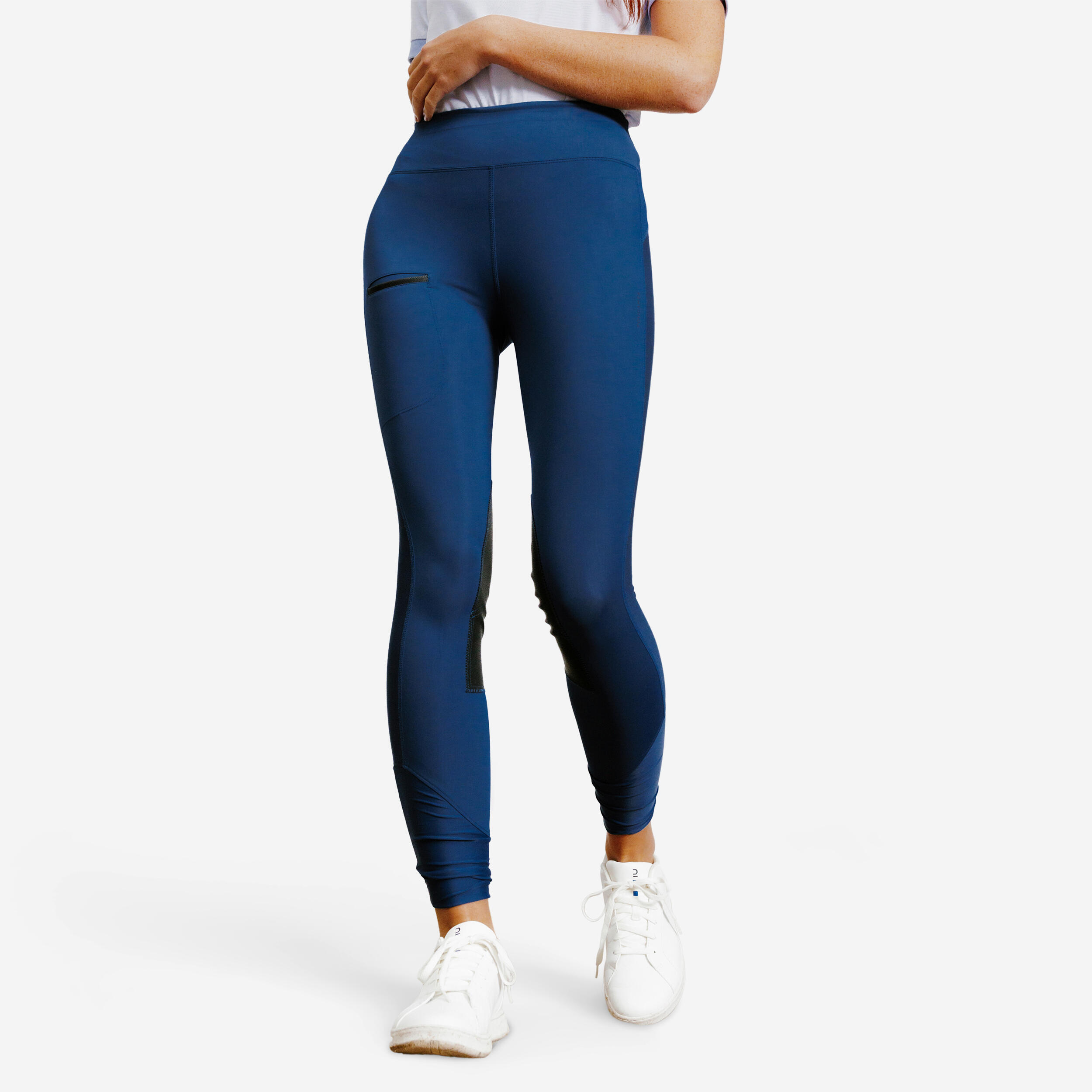 Legging quitation l ger Femme 100 bleu turquin Maroc achat