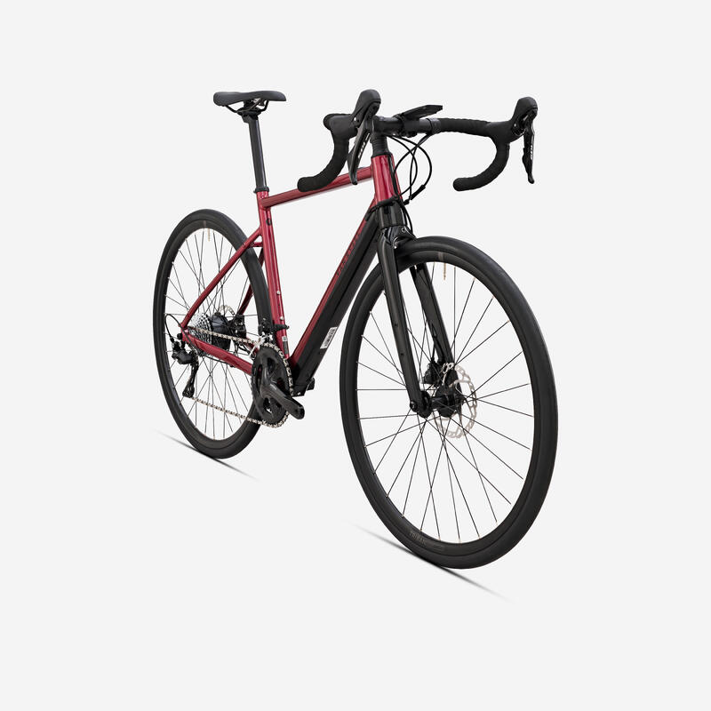 Bicicletă șosea electrică E-EDR AF Shimano 105 roșu
