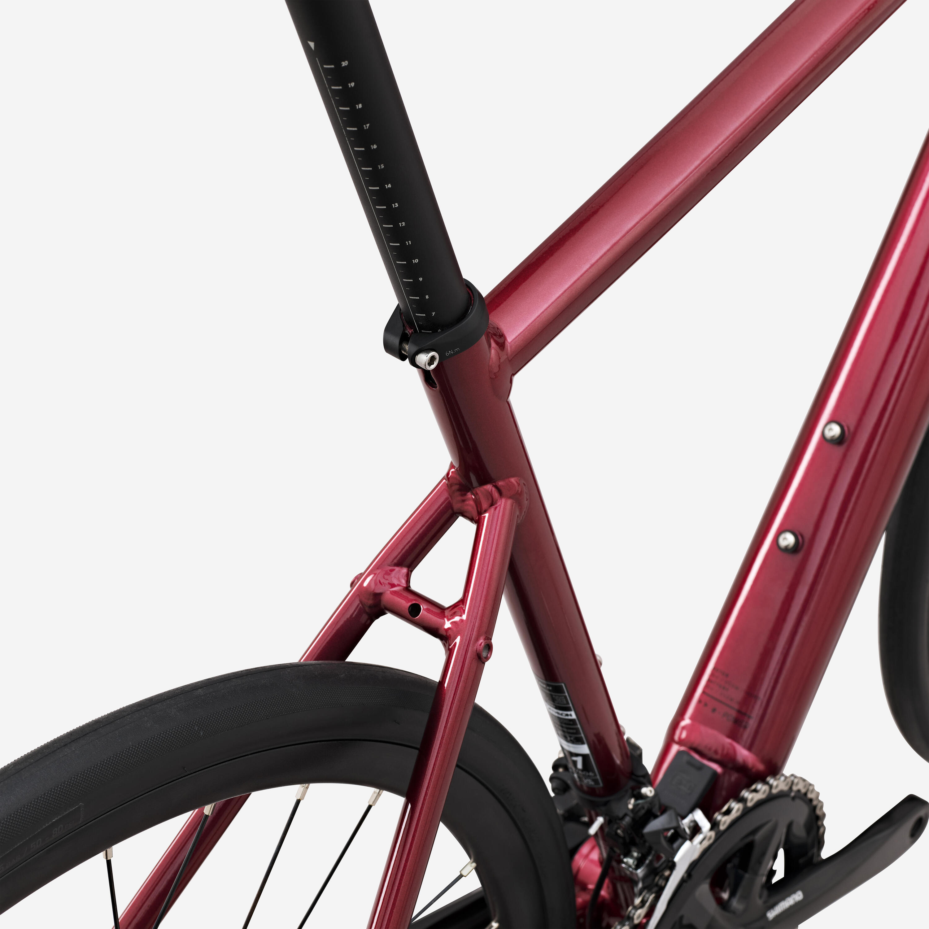 Electrical Assistance Road Bike E-EDR AF 105 2x11S - Red 12/12
