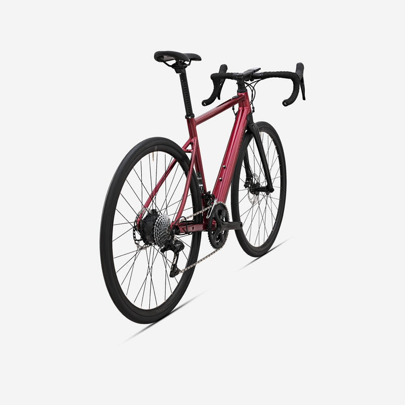 Bici da corsa a pedalata assistita E-EDR AF Shimano 105 2x11V rossa