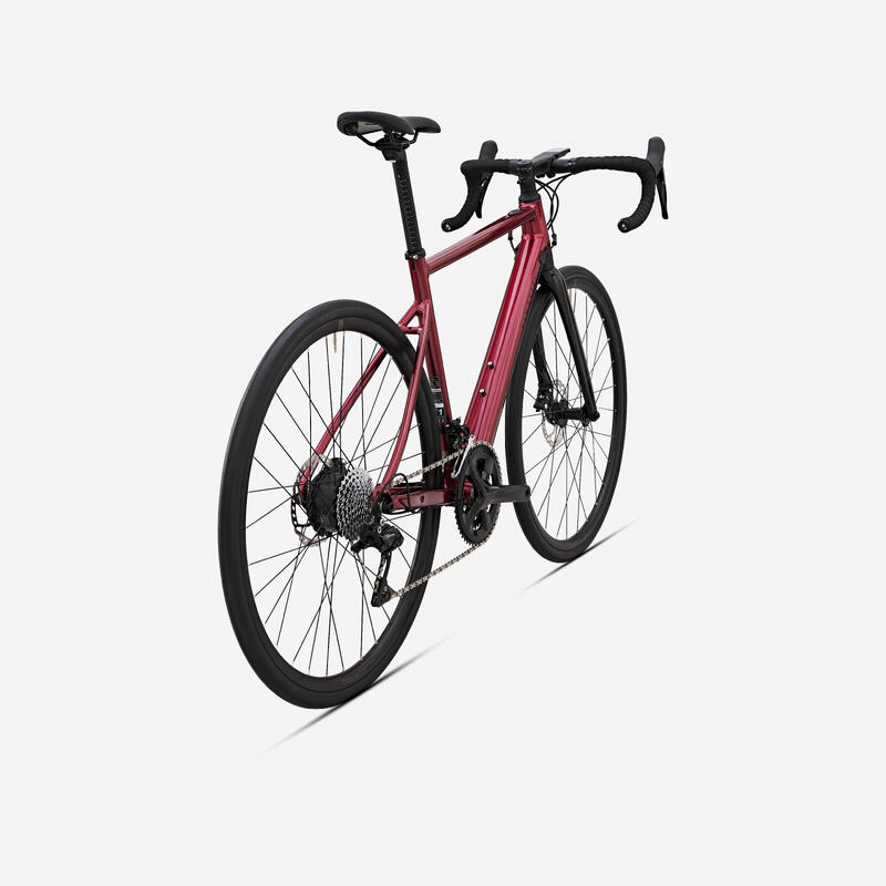 Bicicletă șosea electrică E-EDR AF Shimano 105 roșu