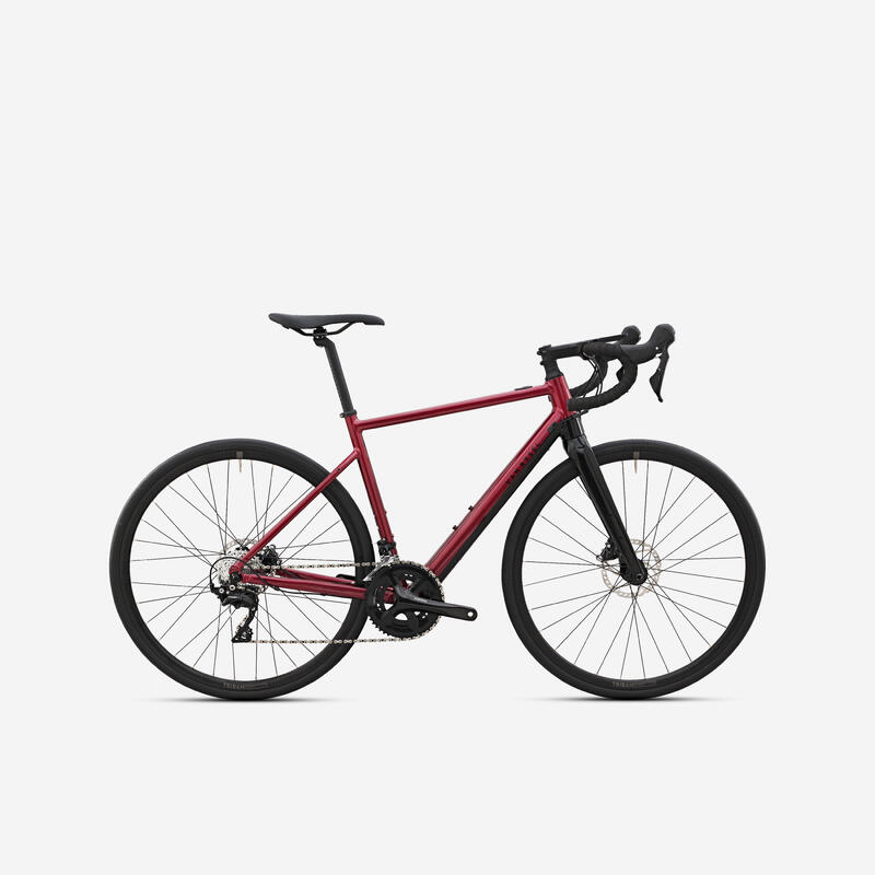 Bicicletă electrică șosea E-EDR AF Shimano 105 2x11S Roșu