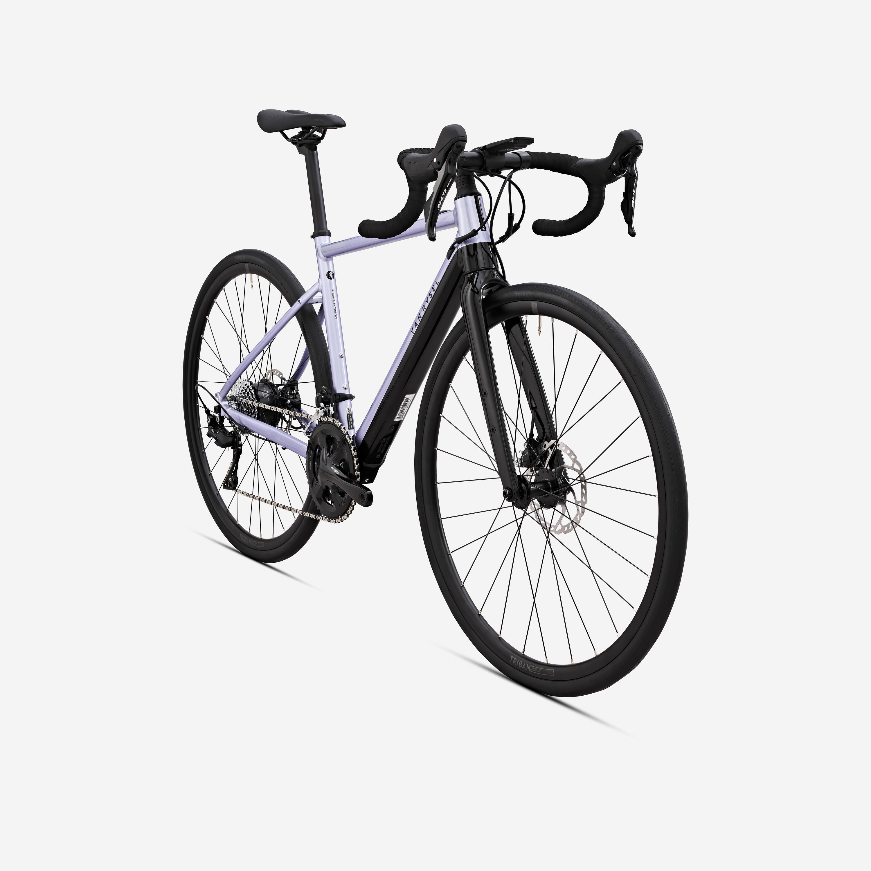 Bicicleta Elétrica de Estrada E-EDR AF Shimano 105 2x11V Lilás 2/12