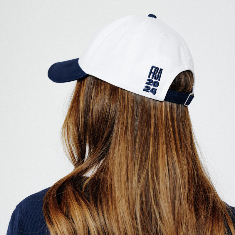 Casquette Equipe de France Olympique Adulte Mixte -Blanche