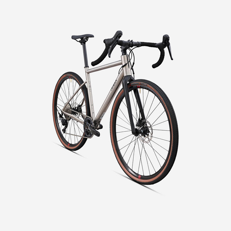 VELO GRAVEL TRIBAN GRVL 900 HOMME Cadre Titane