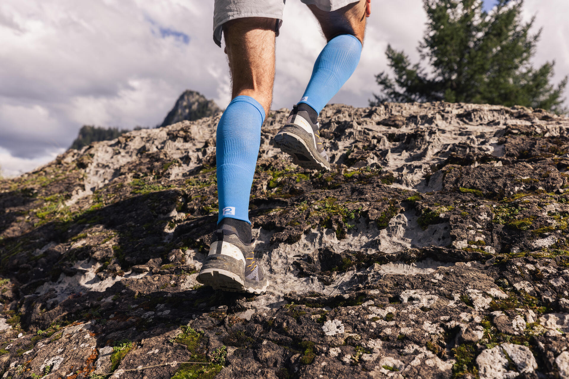 Breathable Running Compression Calf Sleeves 900 - Blue