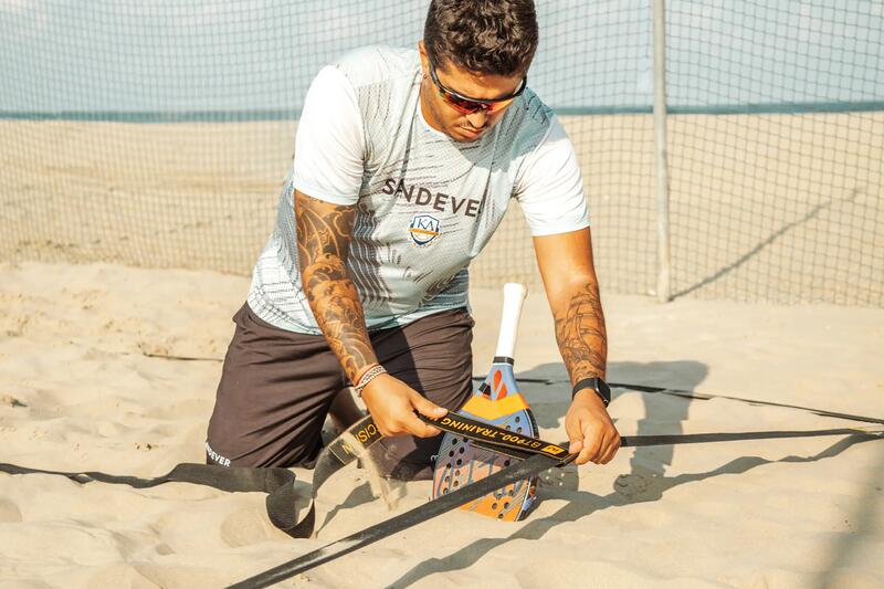 Zestaw do ćwiczenia gry w tenisa plażowego Sandever Training Service Precision
