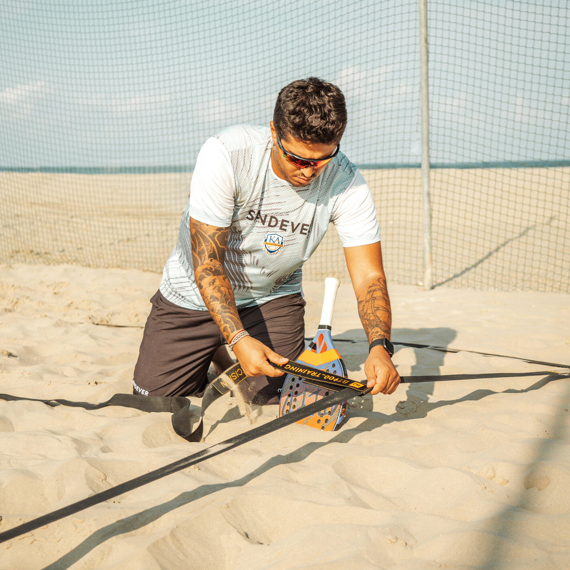 Kit pour l'entrainement du Beach Tennis TRAINING SERVICE PRECISION 14/25