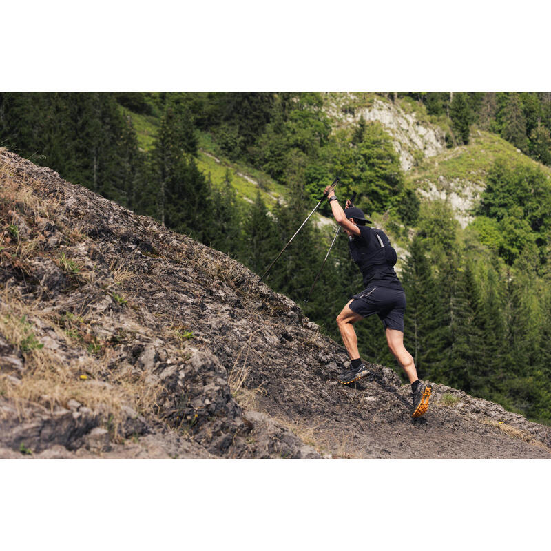 Bâtons trail running pliables aluminium recyclé 3 brins - KIPRUN 500