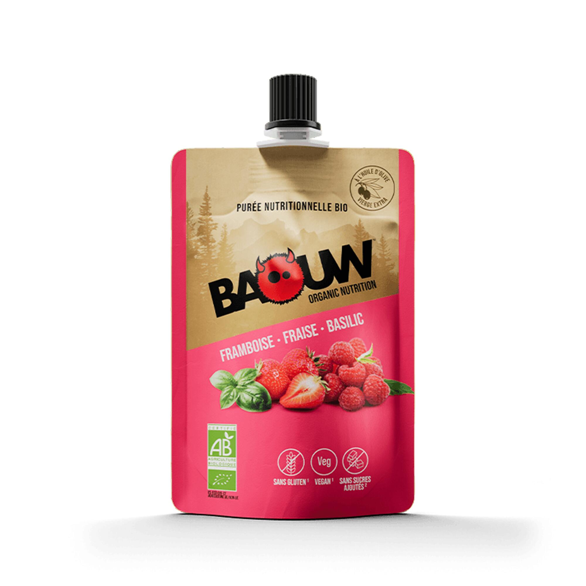 Baouw - Puree Bio X1 Baouw Framboise Fraise Basilic - Compote - Nutrition Et Soin - - Taille Unique - Decathlon