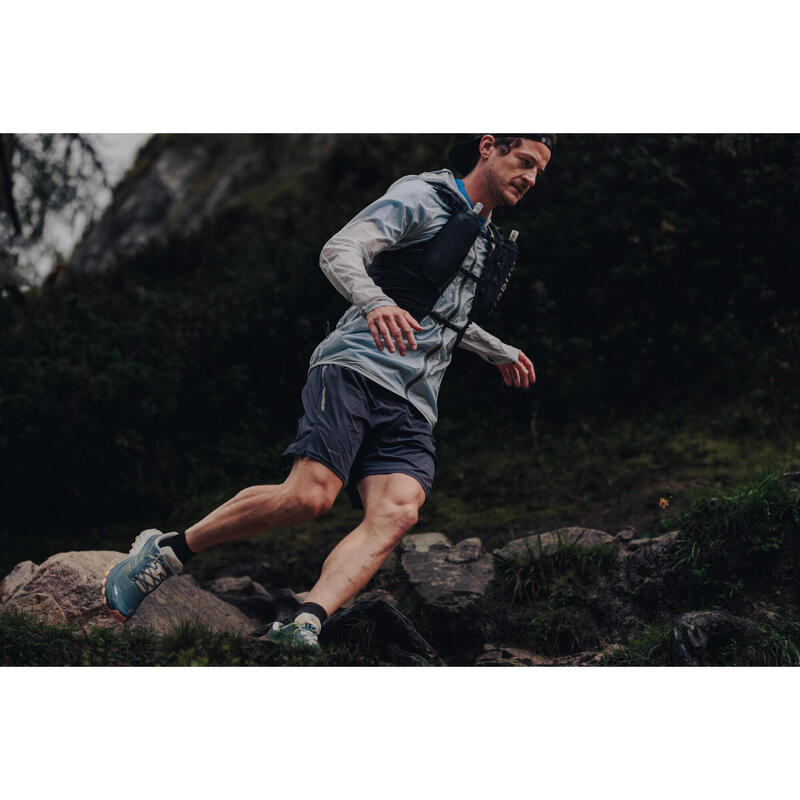 Chaleco trail running competición portabidones Unisex - KIPRUN veste 5L negro 