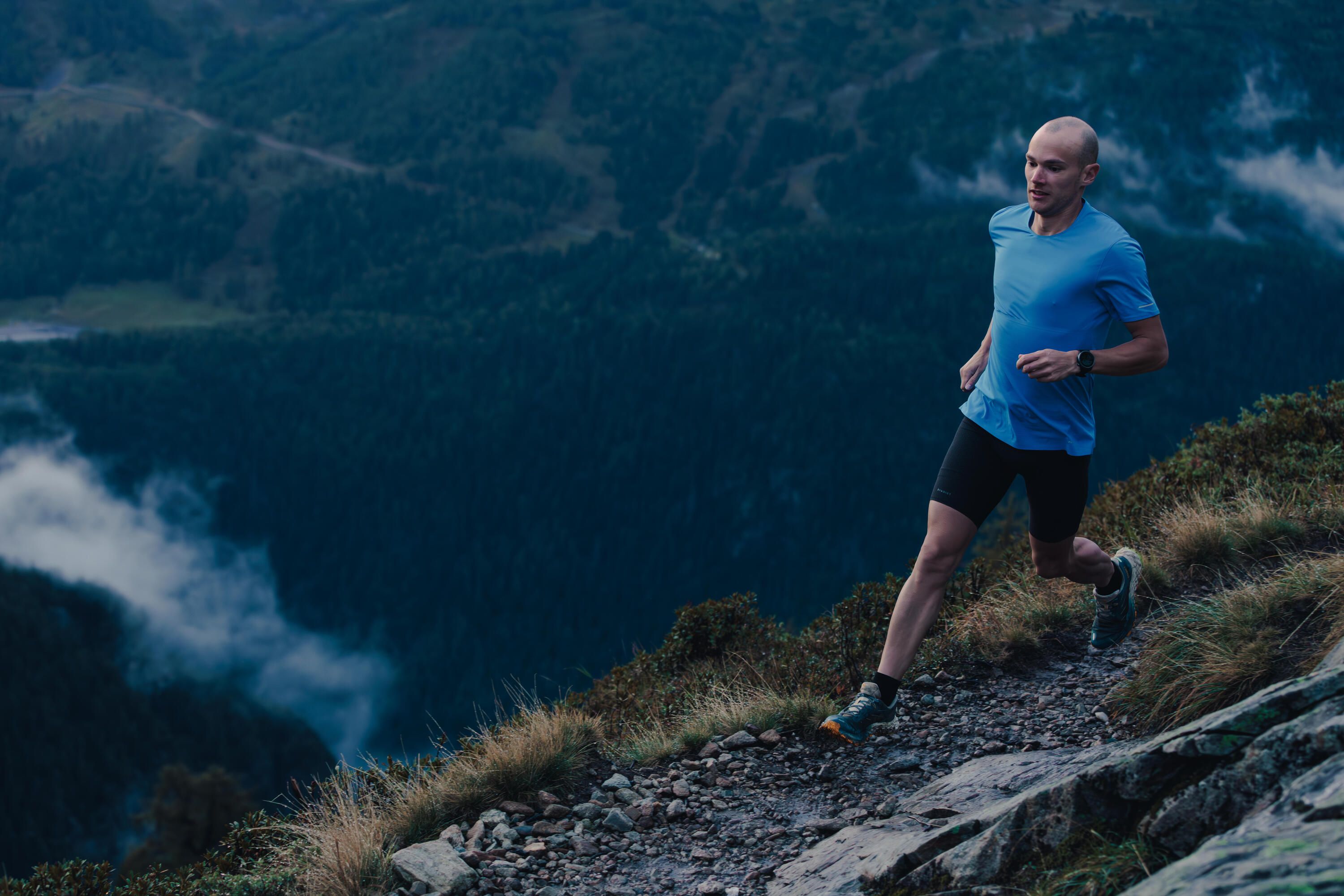 Cuissard de running / trail Homme longue distance - KIPRUN Run 900 Ultra Noir 14/14