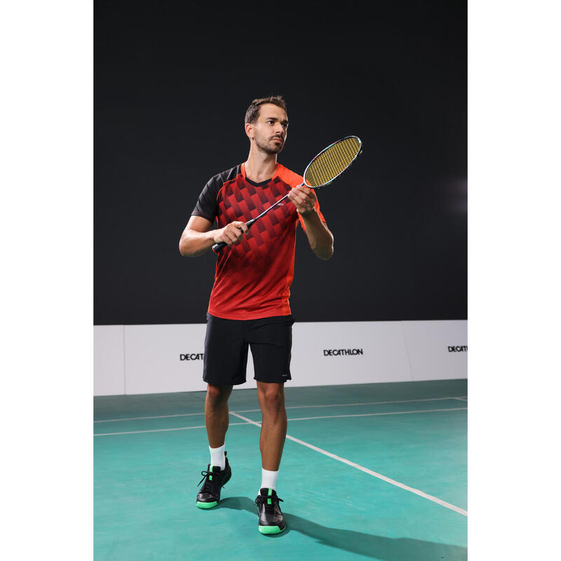 Badmintonracket voor volwassenen BR Perform 990 Pro paars onbespannen