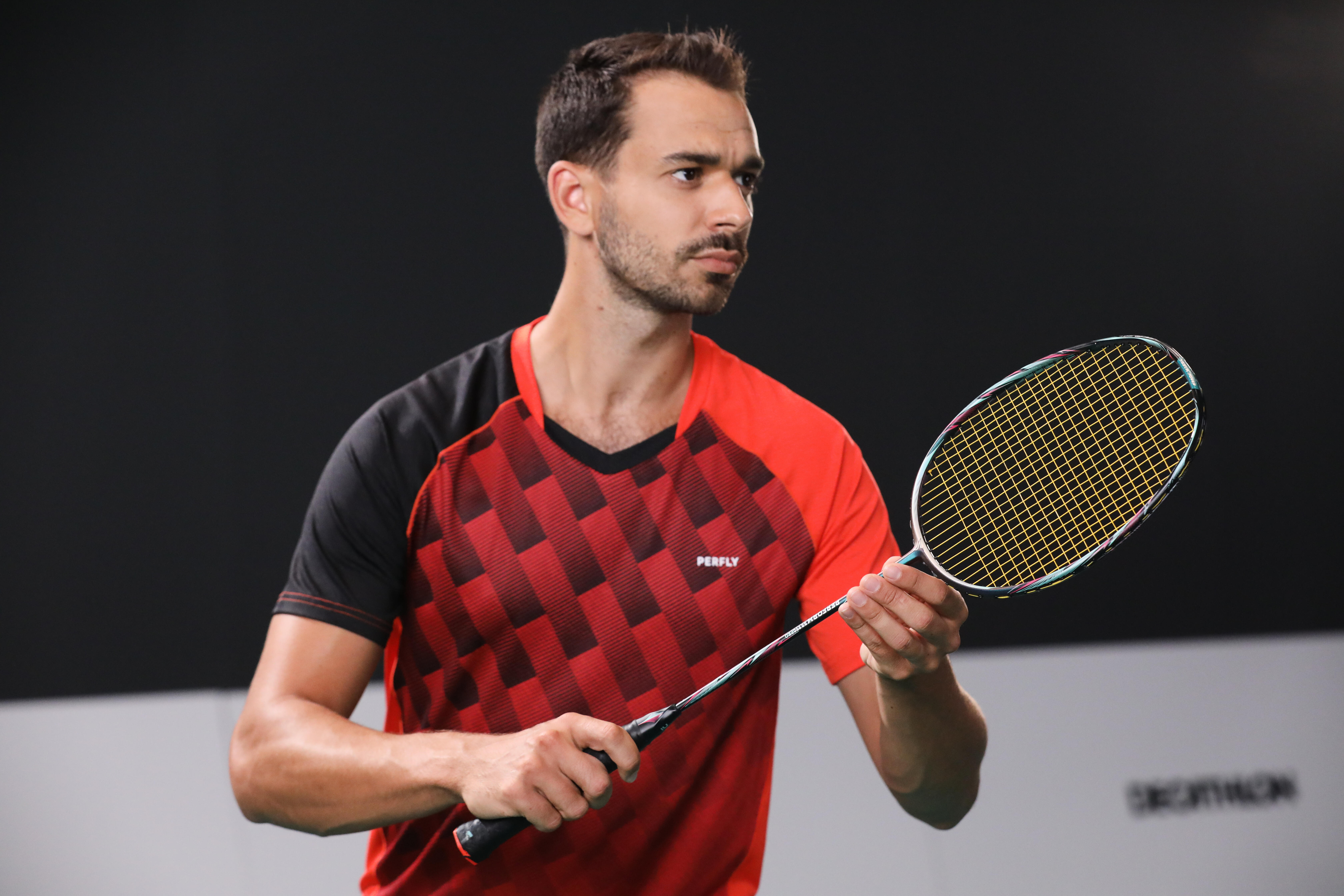 Unstrung Badminton Racket - BR Perform 990 Pro Purple - PERFLY