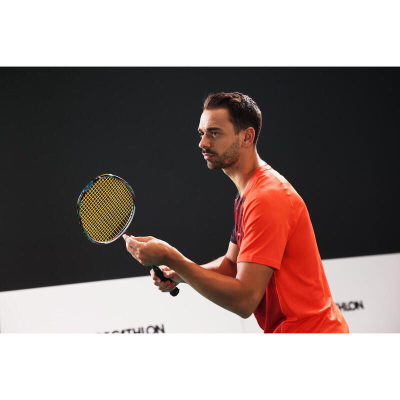 Badmintonracket voor volwassenen BR Perform 990 Pro paars onbespannen