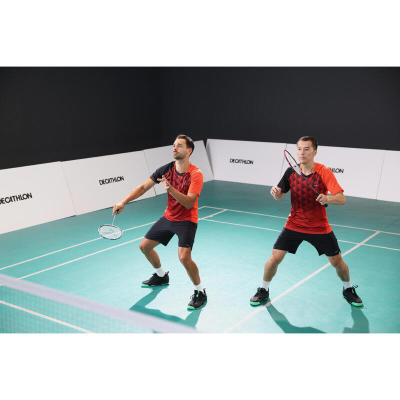 LITE Badminton T-shirt 560 Men Red Black