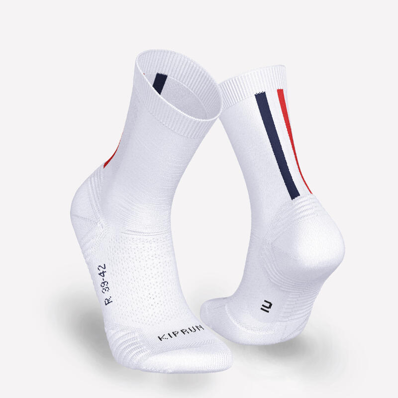 Laufsocken halbhoch dick 2er-Pack - Run 500 Frankreich 