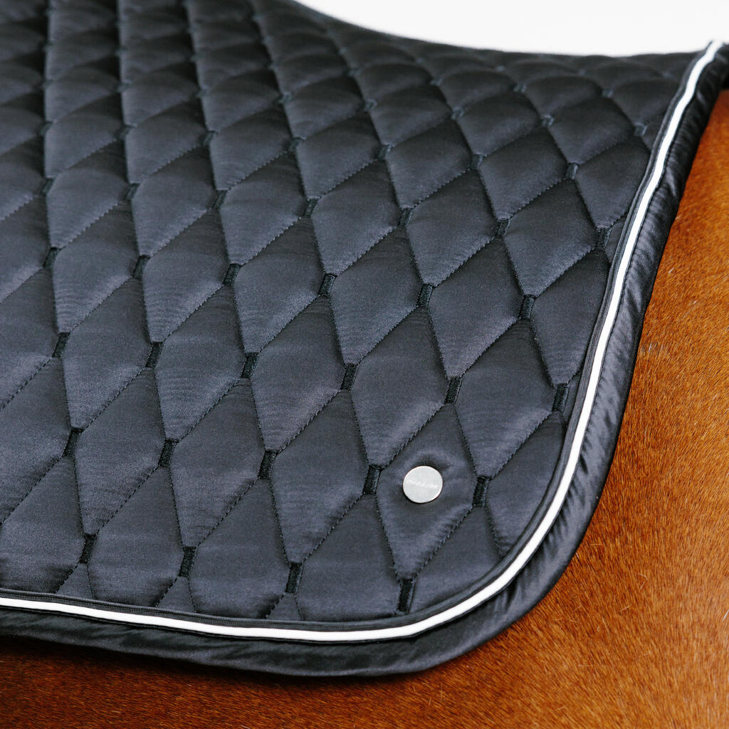 Horse Riding Dressage Saddle Cloth for Horse 900 - Black