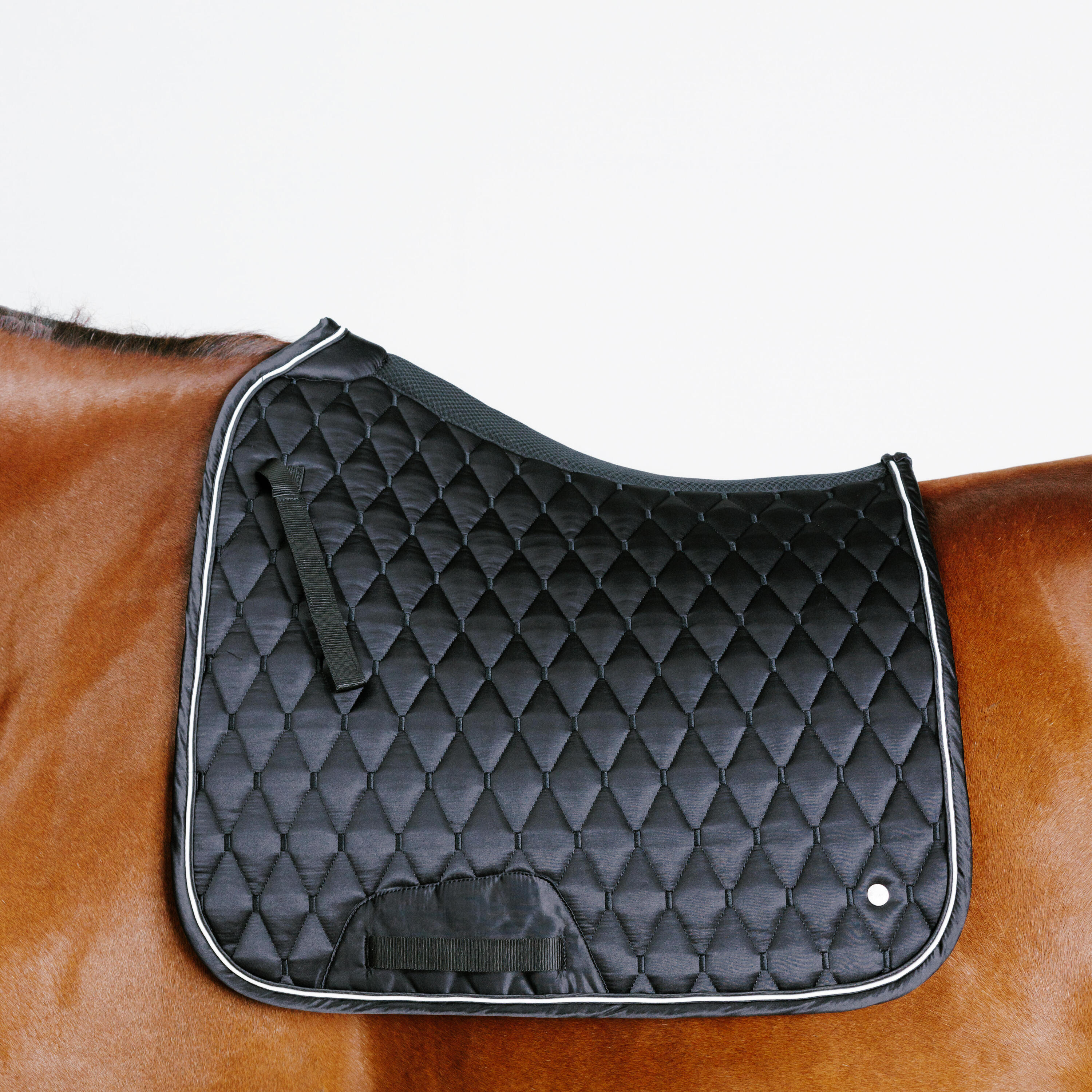 Horse Riding Dressage Saddle Cloth for Horse 900 - Black 1/5