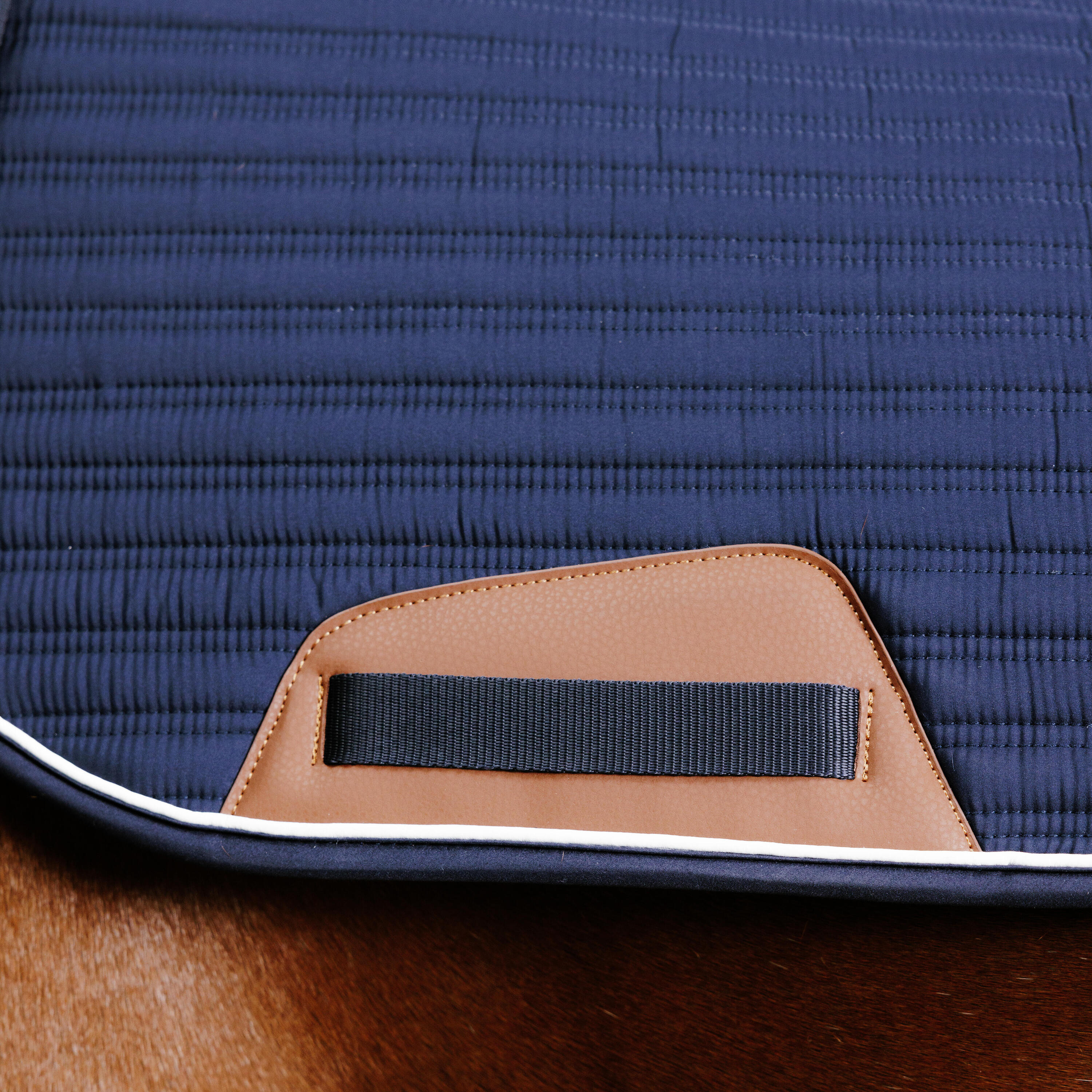 Horse and Pony Riding Saddle Cloth 900 - Navy 4/6