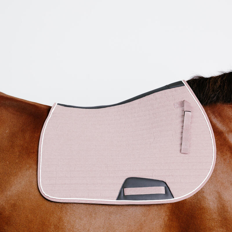 Tapis de selle équitation Cheval et Poney - 900 vieux rose