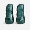 Horse Riding Tendon Boots for Horse & Pony 500 Jump - Larch Green