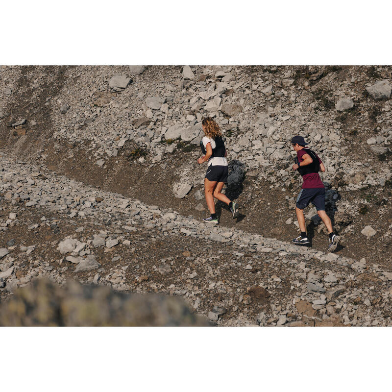 2-in-1 herenshort voor hard- en traillopen Run Ultra 900 lange afstanden grijs