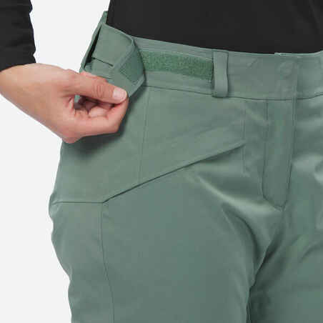 Women's  Warm Ski Trousers 580 - Green