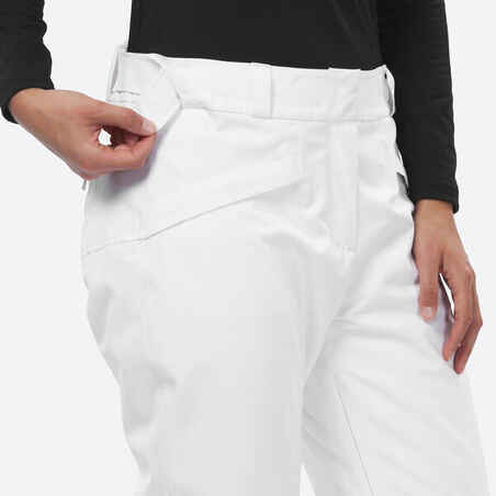 Women's Warm Ski Trousers 580 - White