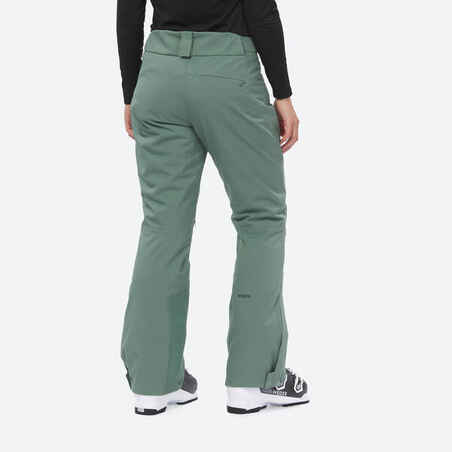 Women's  Warm Ski Trousers 580 - Green