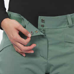 Women's  Warm Ski Trousers 580 - Green