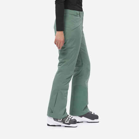 Women's  Warm Ski Trousers 580 - Green