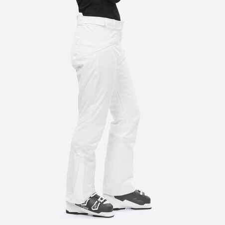 Women's Warm Ski Trousers 580 - White