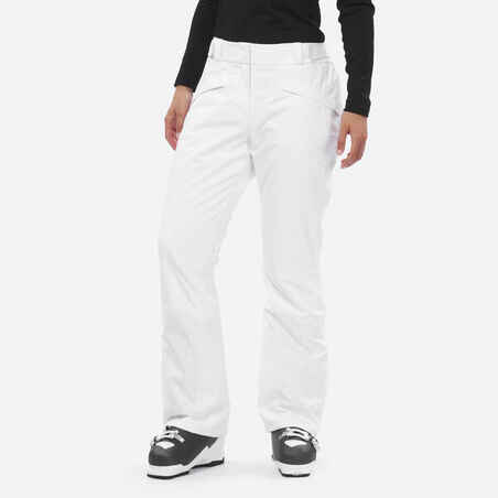 Women's Warm Ski Trousers 580 - White