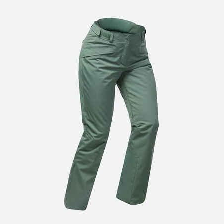 Women's  Warm Ski Trousers 580 - Green