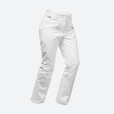 Bele ženske pantalone za skijanje 580