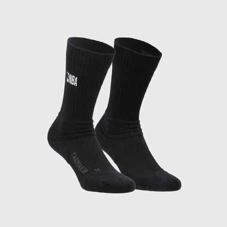 Vyriškos / moteriškos trumpos NBA krepšinio kojinės „SO900, 2 poros, juodos