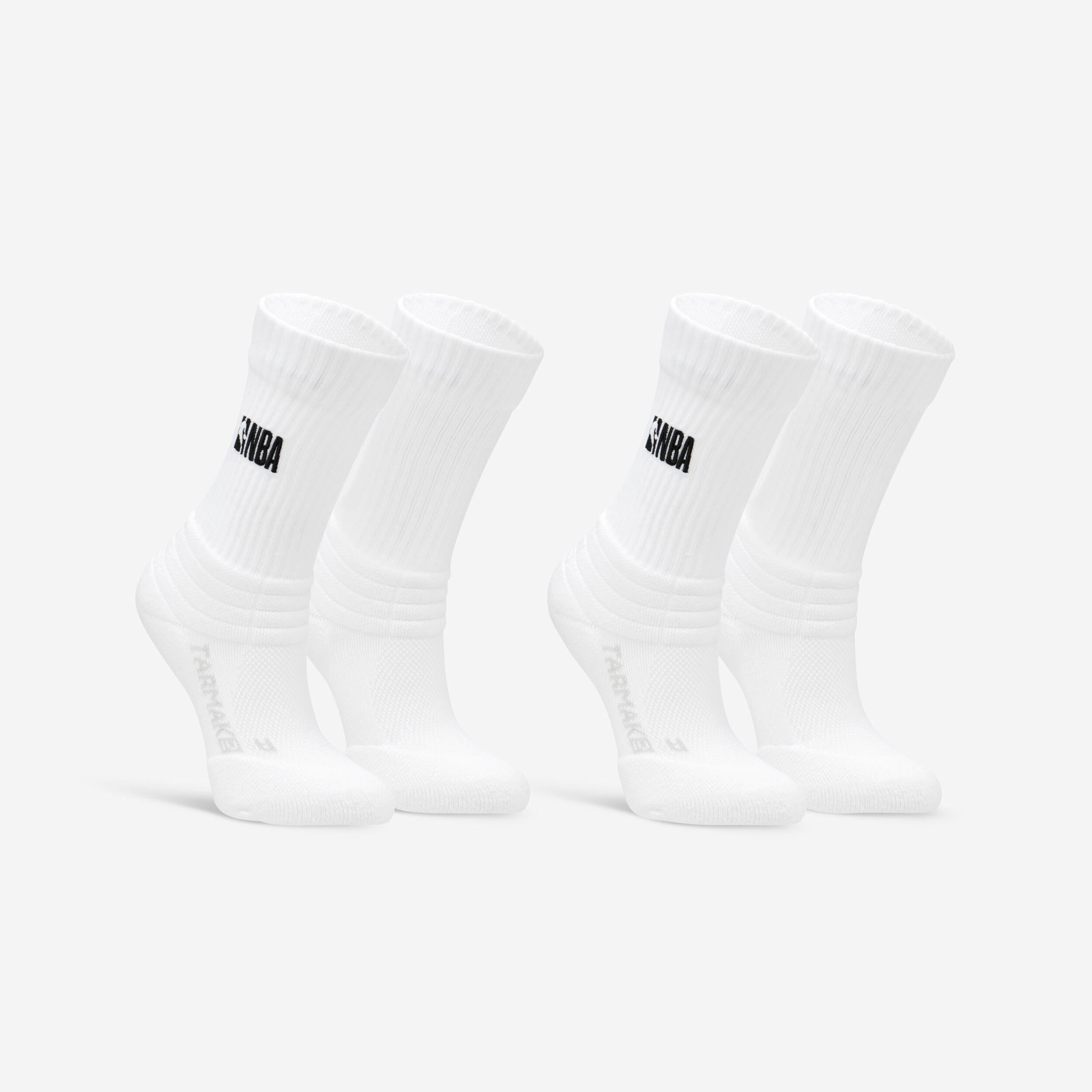 Pack of 2 pairs of NBA Children's Basketball Socks - SO900 white